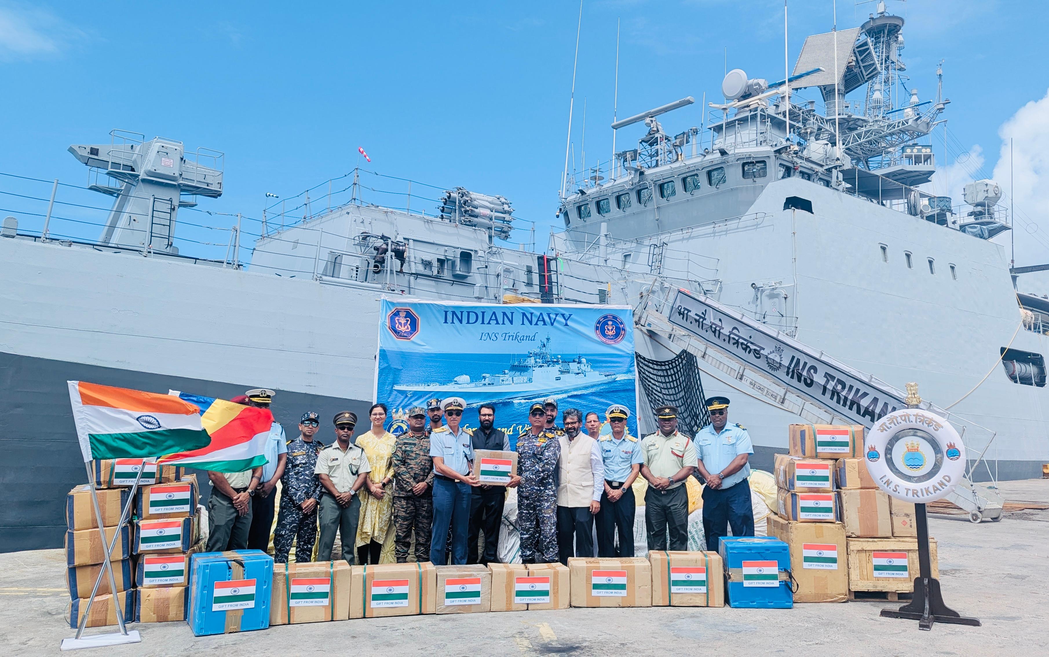 India donates ship spares to Seychelles Defence Forces