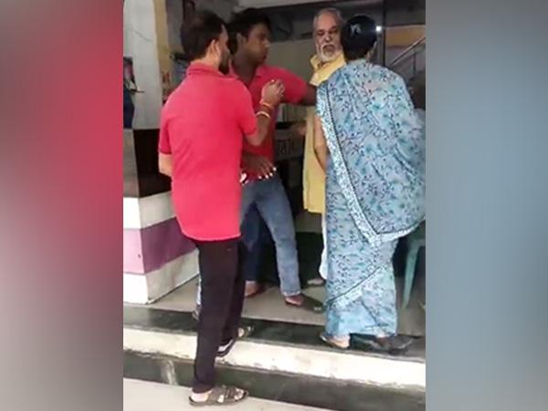 Accused Nandkishore Verma in yellow Kurta