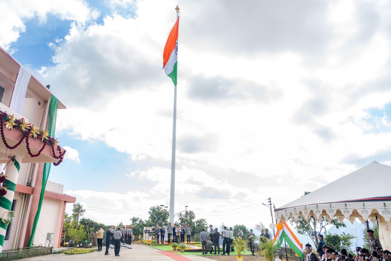 Mizoram Guv unfurls state’s tallest national flag
