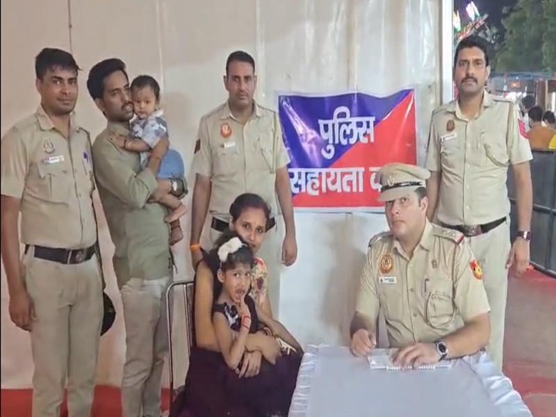 Lost in mela, Delhi Police help reunite 5-year-old girl with family