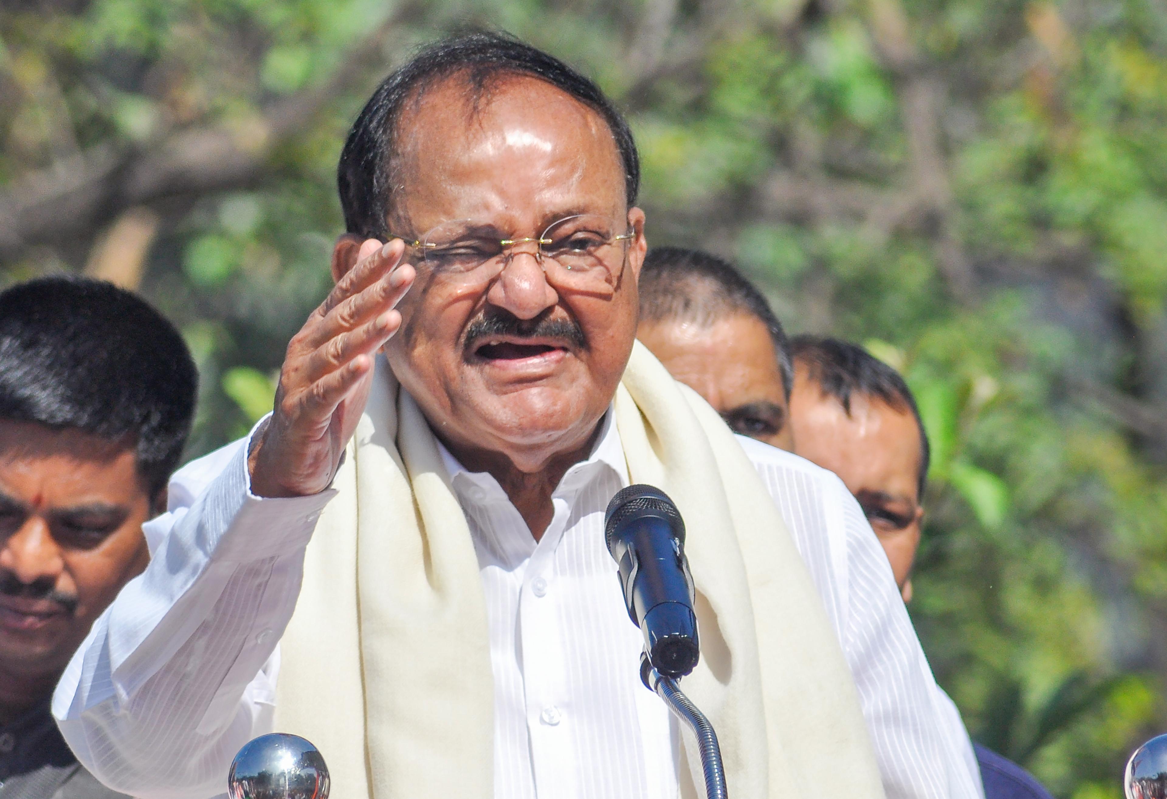 Venkaiah Naidu seeks passage of Bill in Parliament for legal status to Amaravati