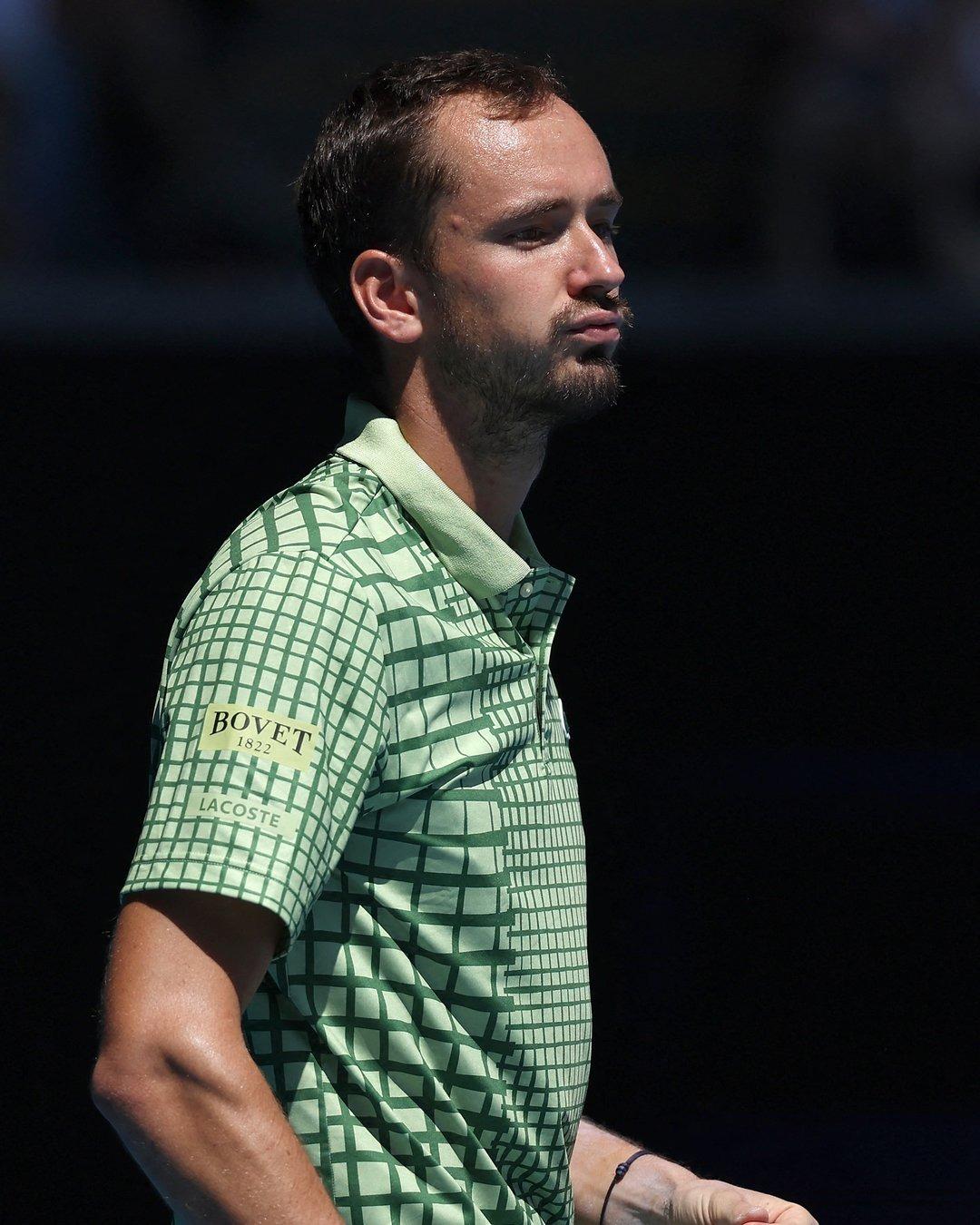 Aus Open: Medvedev races into second round after beating Jesper de Jong