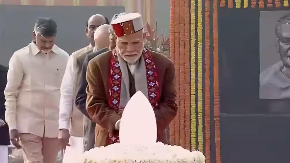 PM Modi Honors Atal Bihari Vajpayee