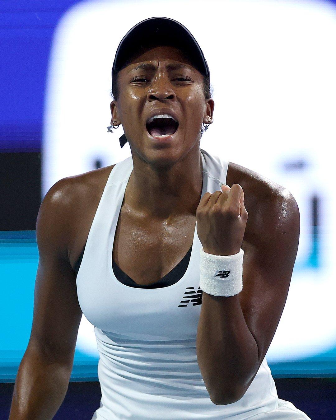 Gauff reaches Miami Open fourth round with comeback win over Parks