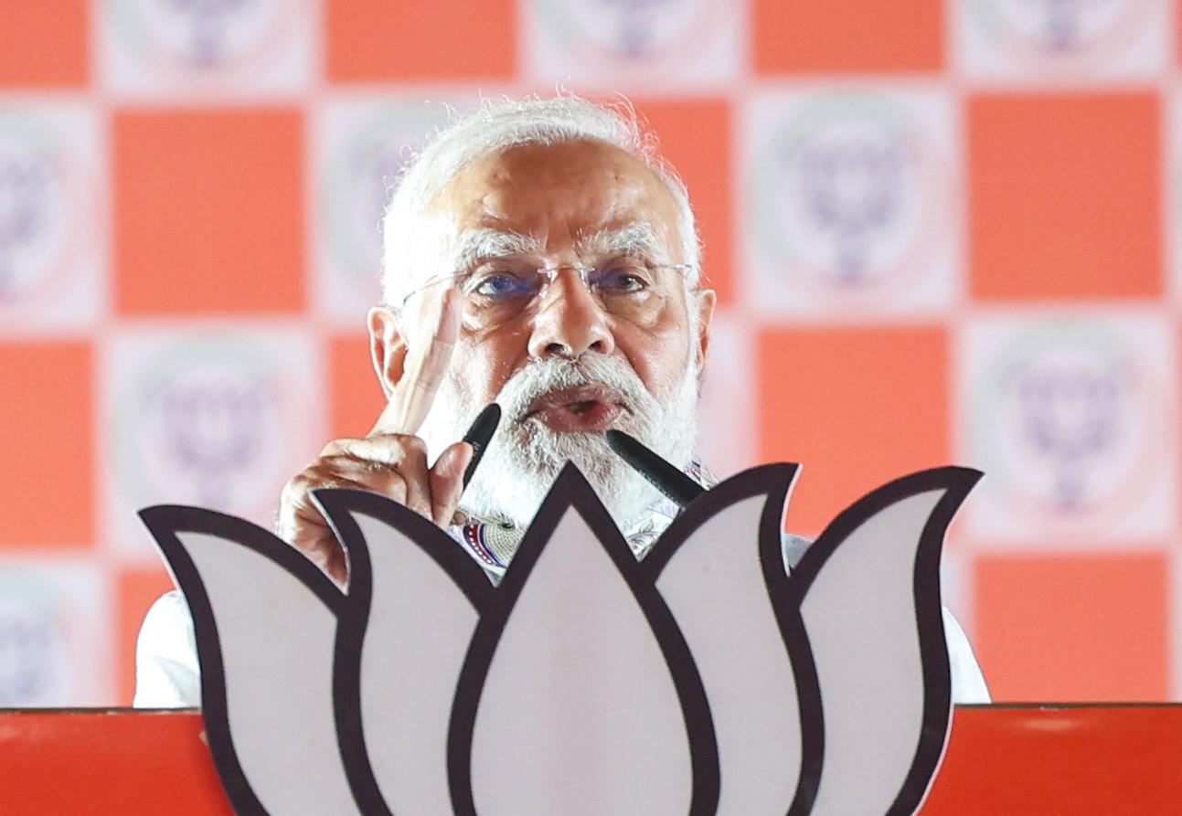 PM Modi in Katihar rally questions Tejashwi's silence on father's legacy; slams RJD, Cong