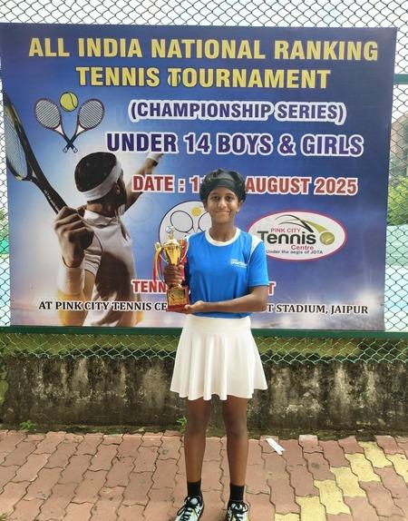 Harsha Deshpande seals double title at GSTA State Ranking Tennis Tournament