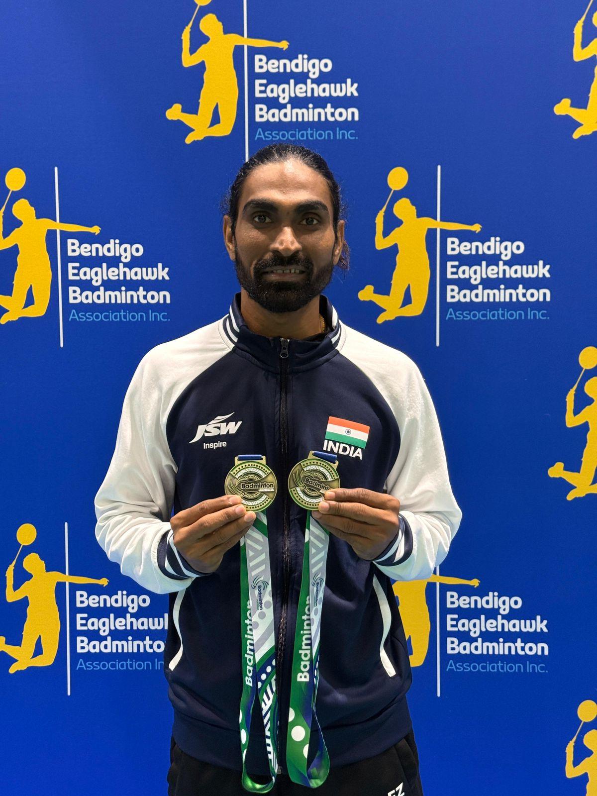 Pramod Bhagat clinches two golds, Sukant Kadam shines with a gold and silver at Australian Para Badminton International 2025