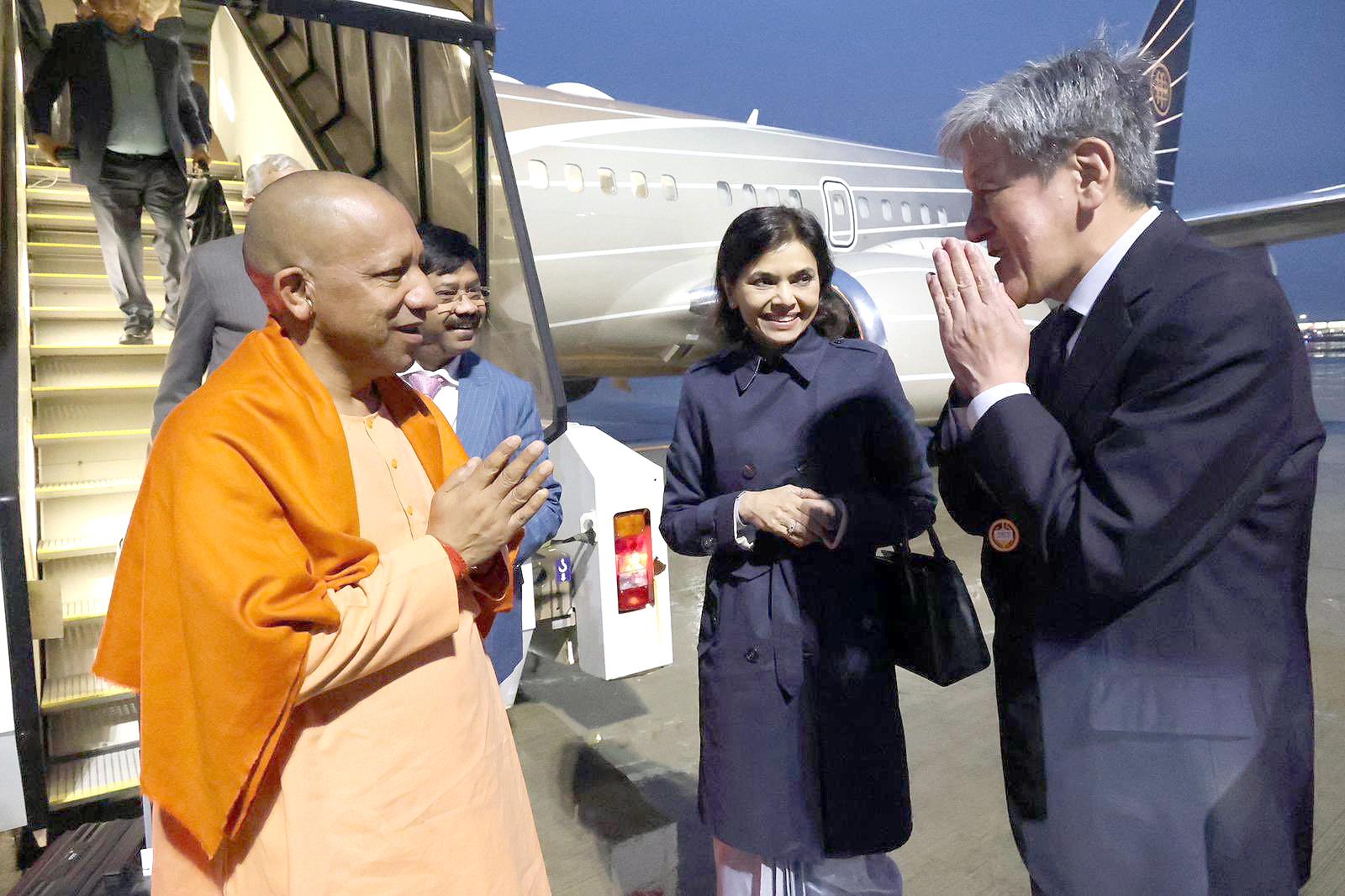 UP CM Yogi arrives in Tokyo, holds 'productive' talks with leading businesses