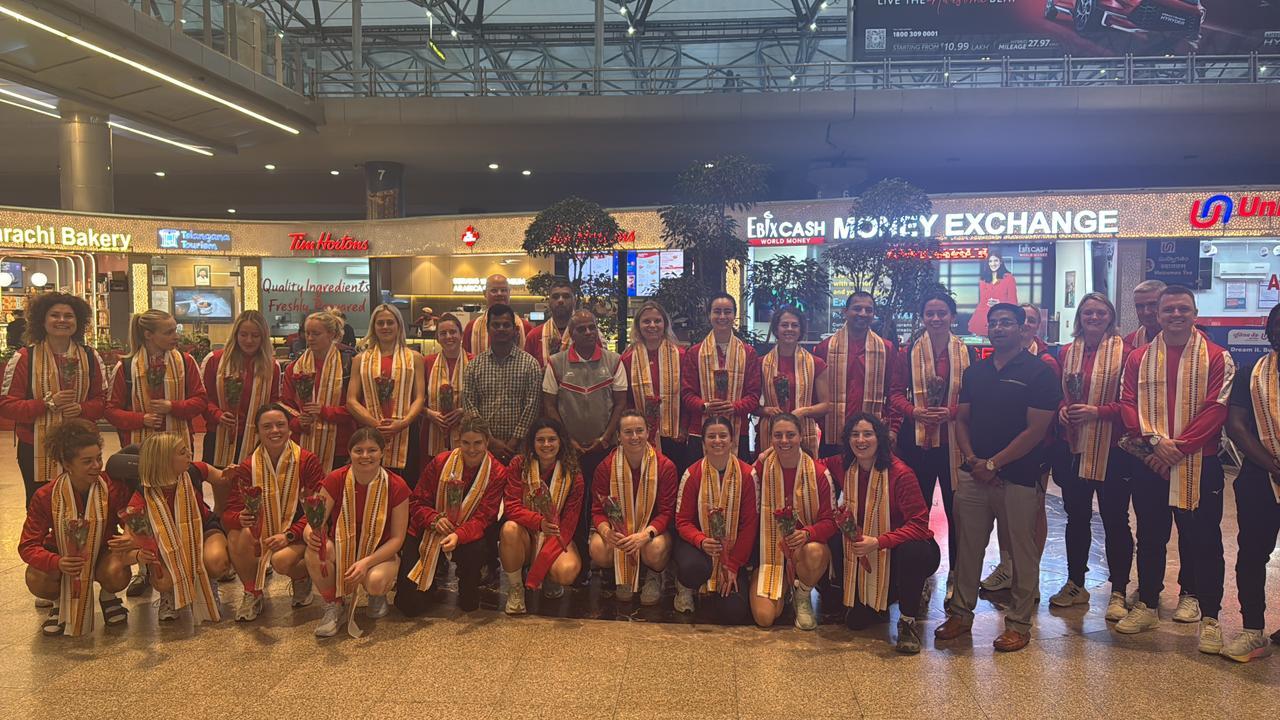 England women’s hockey team reaches Hyderabad for FIH World Cup 2026 Qualifiers