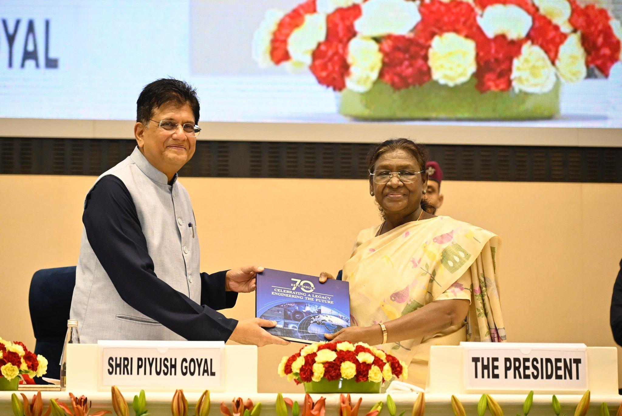 Engineering exports to grow further with bigger goals, greater strength: Piyush Goyal