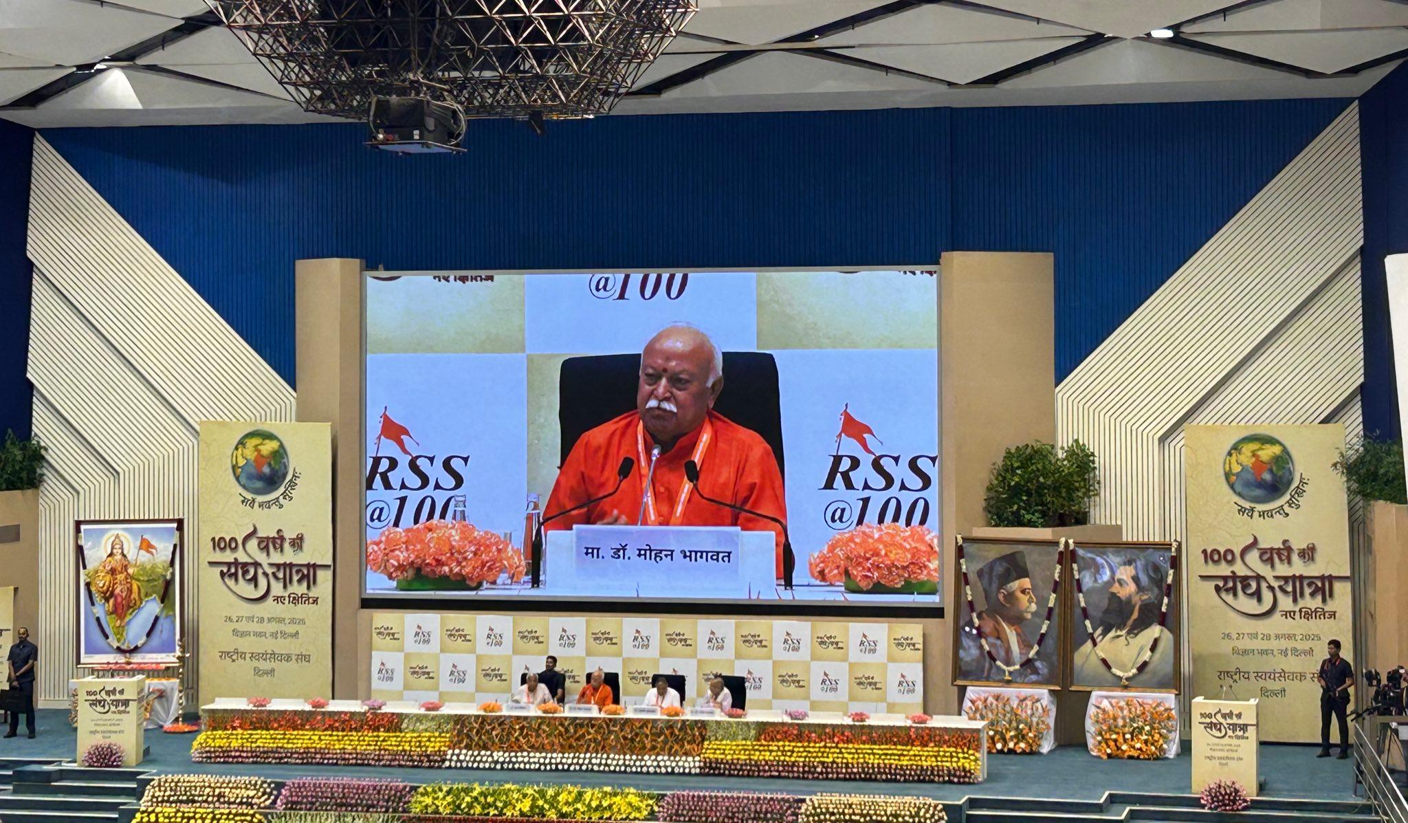 RSS Chief defends Sangh's role in freedom struggle, rejects militancy label