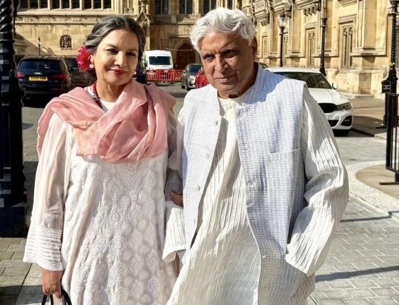 Javed Akhtar gives session on Urdu at British Parliament, Shabana shares picture