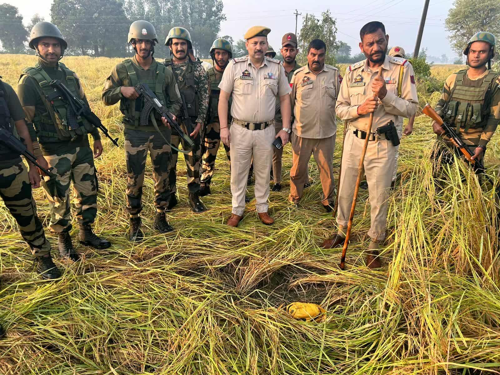 Pakistani drone-dropped heroin recovered from along international border in Jammu