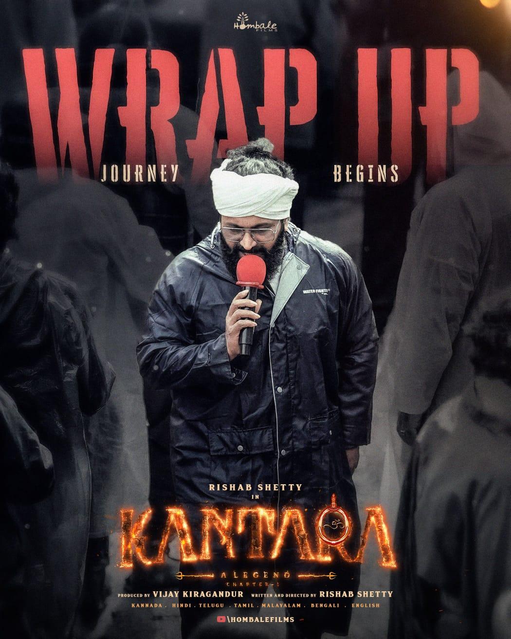 Rishab Shetty's Kantara: Chapter 1 wrapped, say makers as they release glimpse video of film's making!