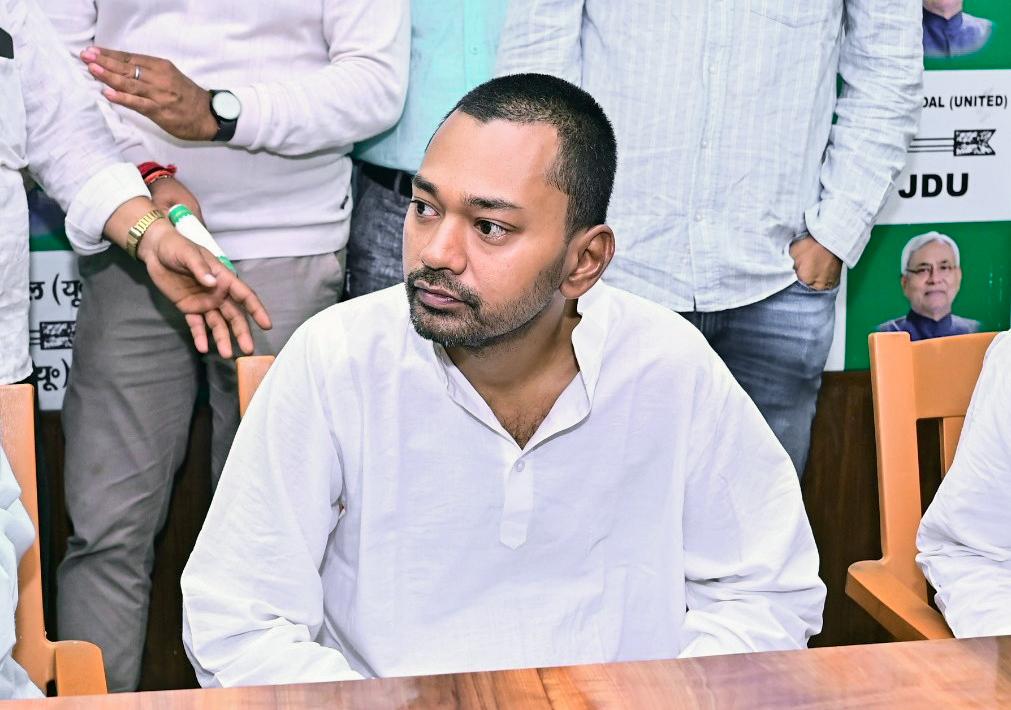 Nishant Kumar visits Janata Dal (United) office for first time after joining party