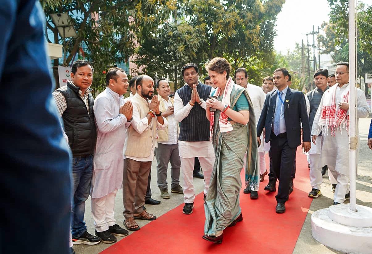 Assam CM involved in personal attacks: Priyanka Gandhi on Sarma's assertions on Gaurav Gogoi's Pak links