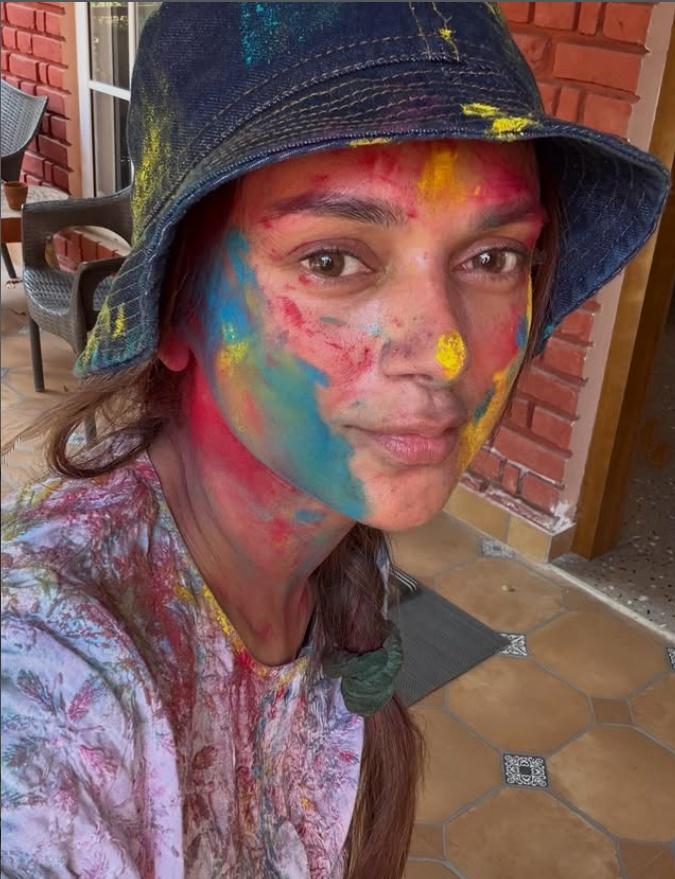 Aditi Rao Hydari shares glimpse of ‘Holi hooligans’, says hubby Siddharth was ‘missed extra much’