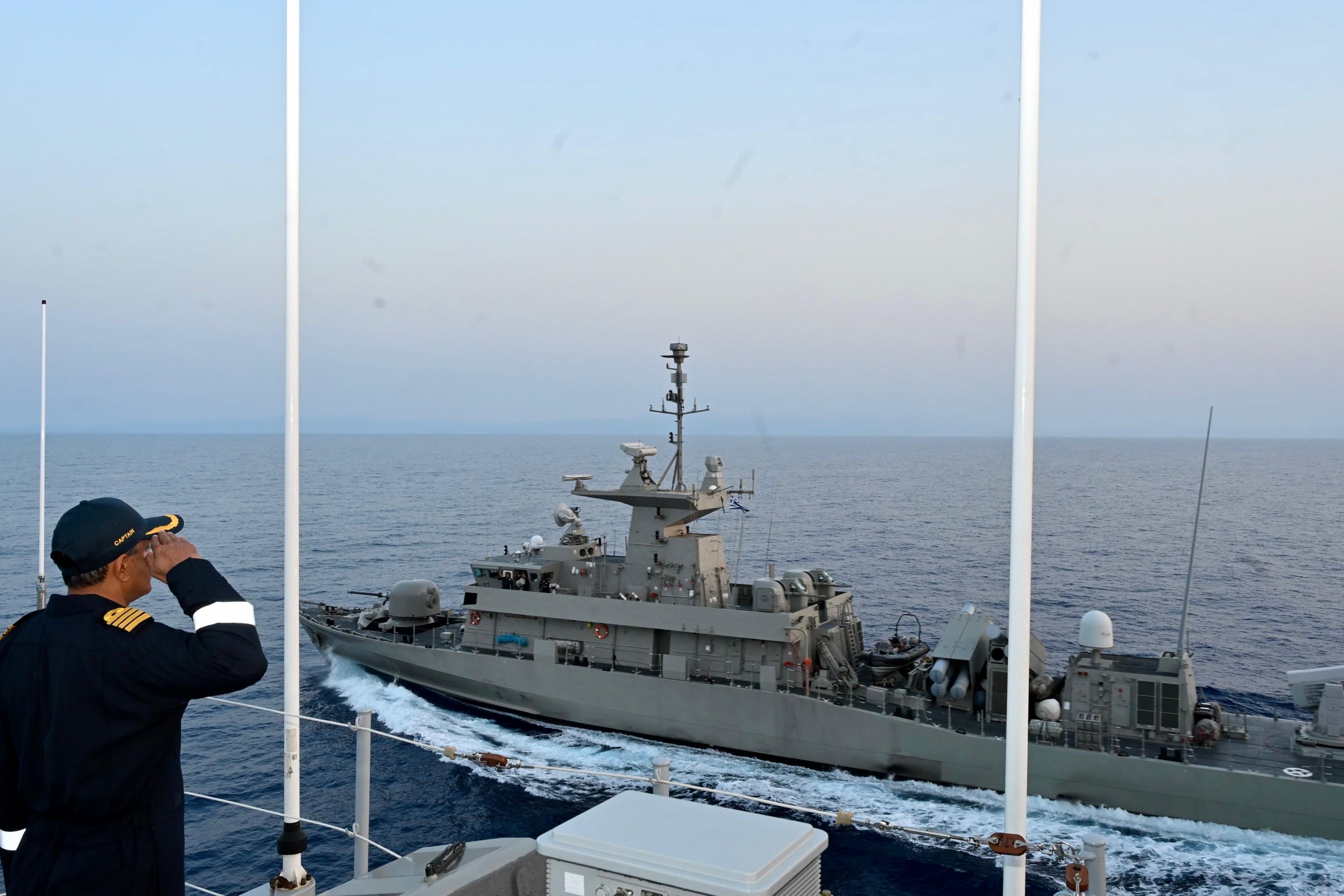 INS Tamal concludes port call at Souda Bay in Greece