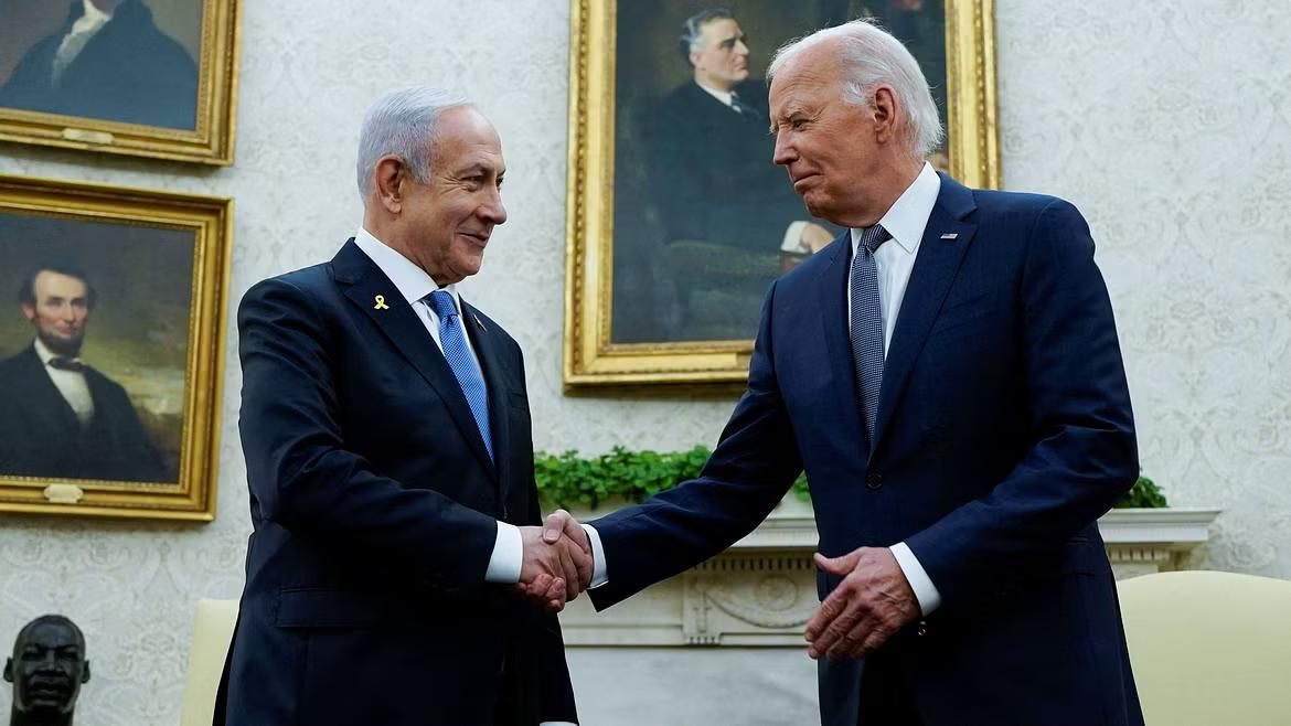 Joe Biden and Netanyahu