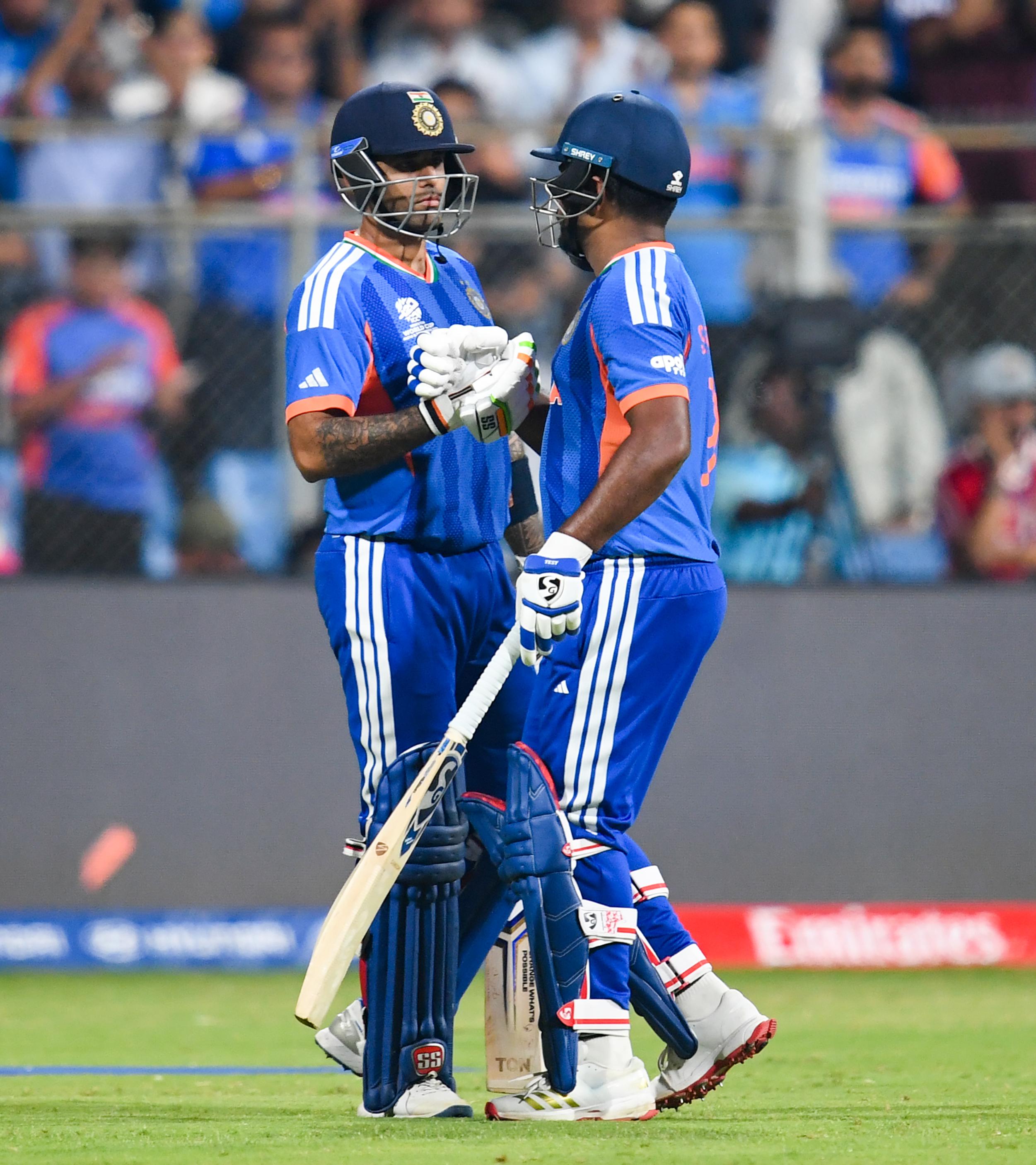 T20 WC: Samson's 89 helps India post 253/7 against England in Semifinal 2