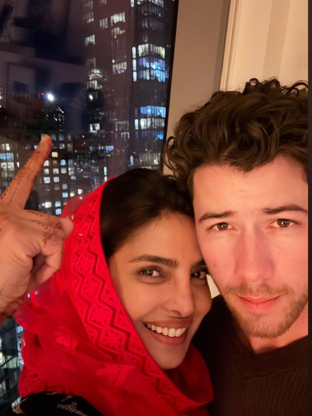 Priyanka Chopra elated as husband Nick Jonas surprises her on Karwa Chauth, MIL sends ‘Sargi’