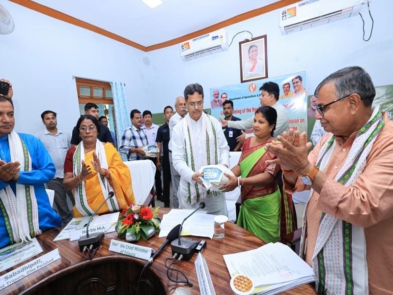One Tripura district among 100 selected for PM Dhan Dhaanya Krishi Yojana: CM Saha