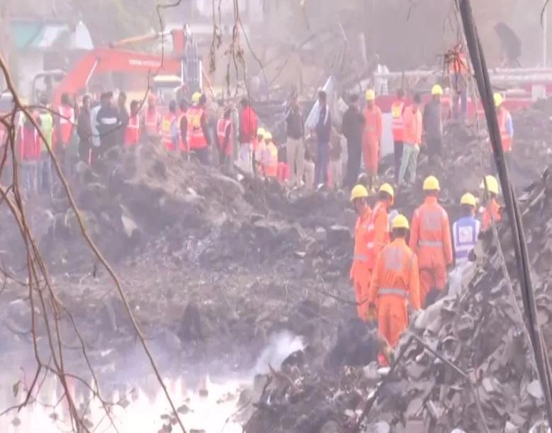 NDRF, SDRF continue to remove the debris in Harda