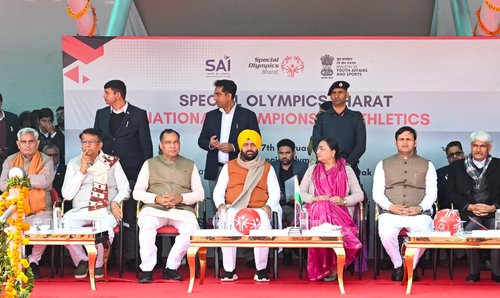 Haryana to have stadium for special athletes, says CM Nayab Saini