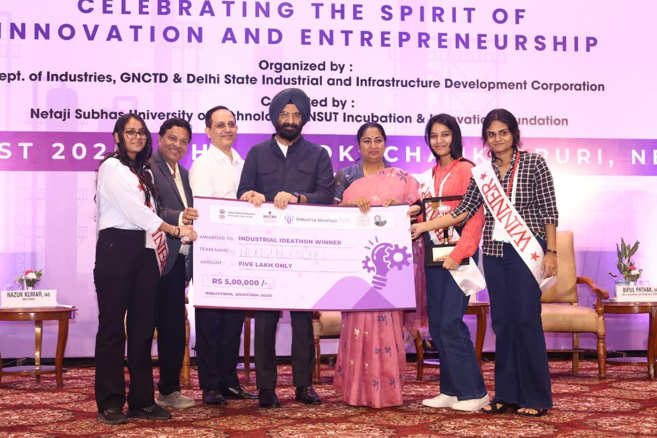 CM Rekha Gupta vows to work with 12 winners of Industrial Ideathon for Delhi’s development