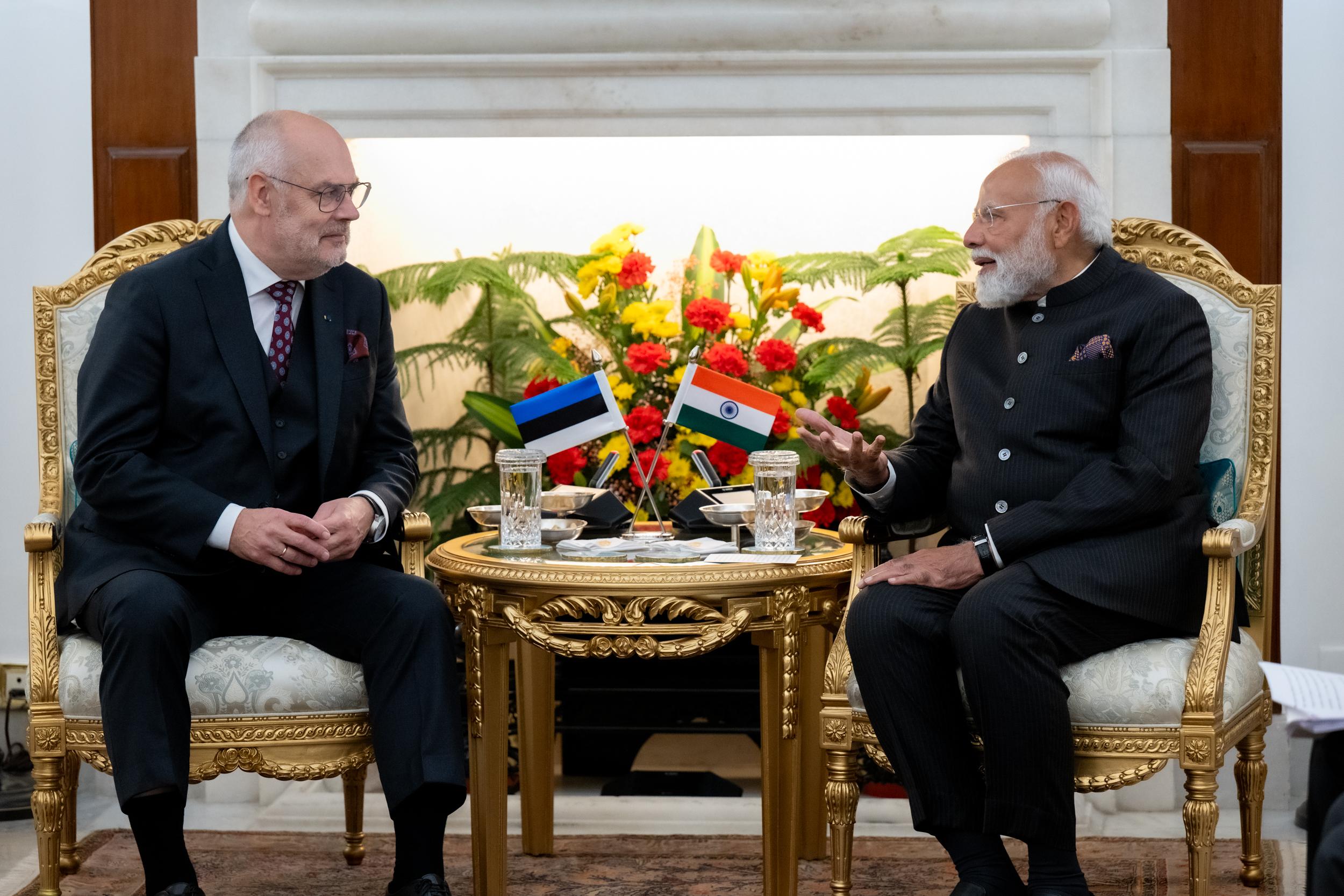 India's global weight is rising, says Estonia President after meeting PM Modi
