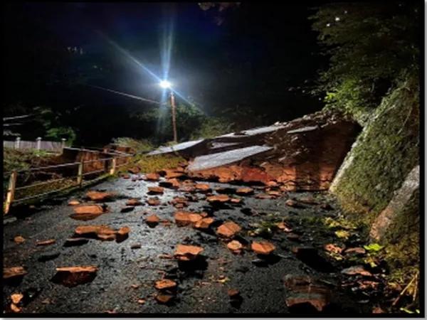 Landslides block surface connection in various Arunachal districts