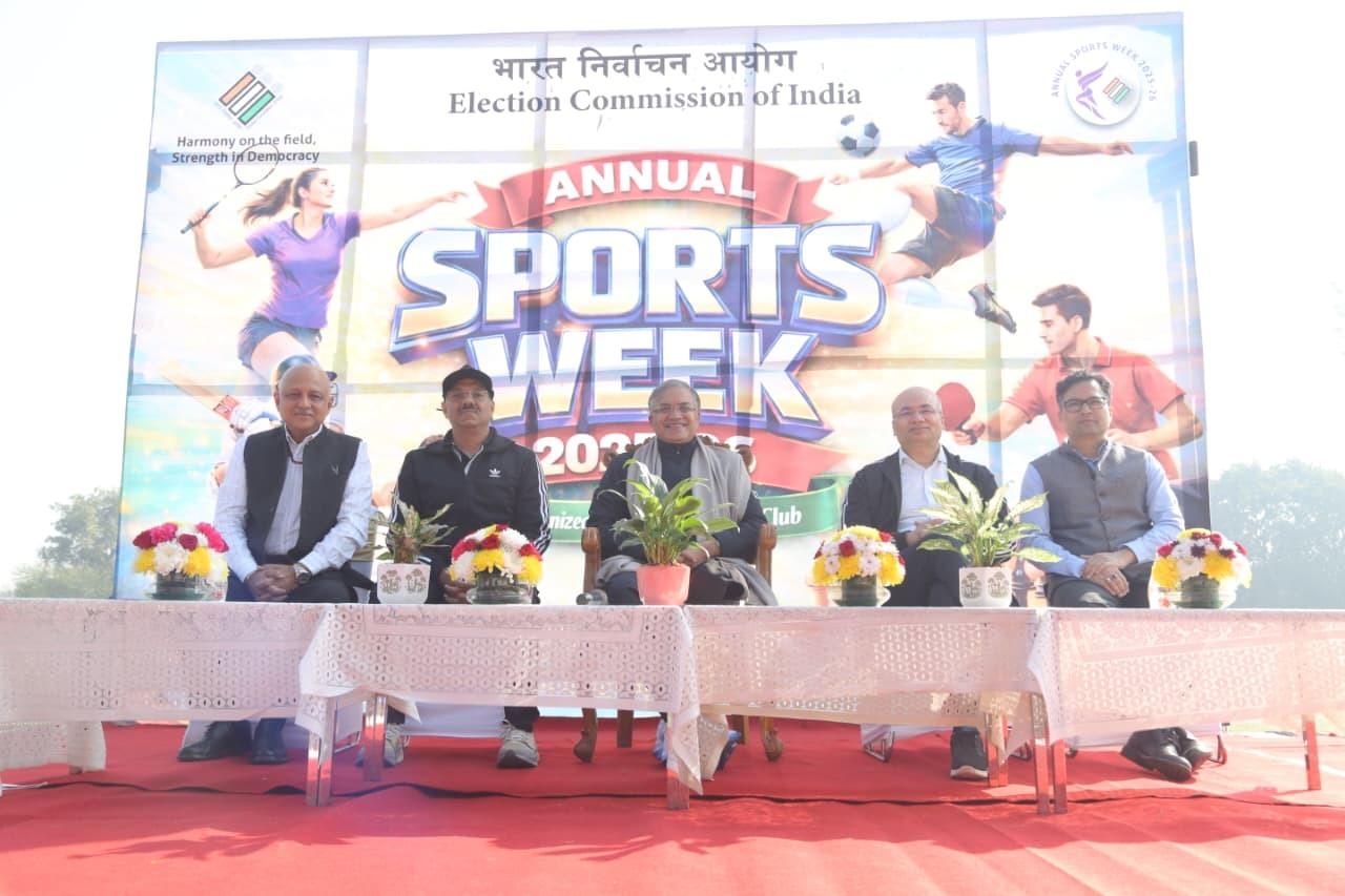 'Harmony on the field, Strength in Democracy': ECI kicks off annual sports week