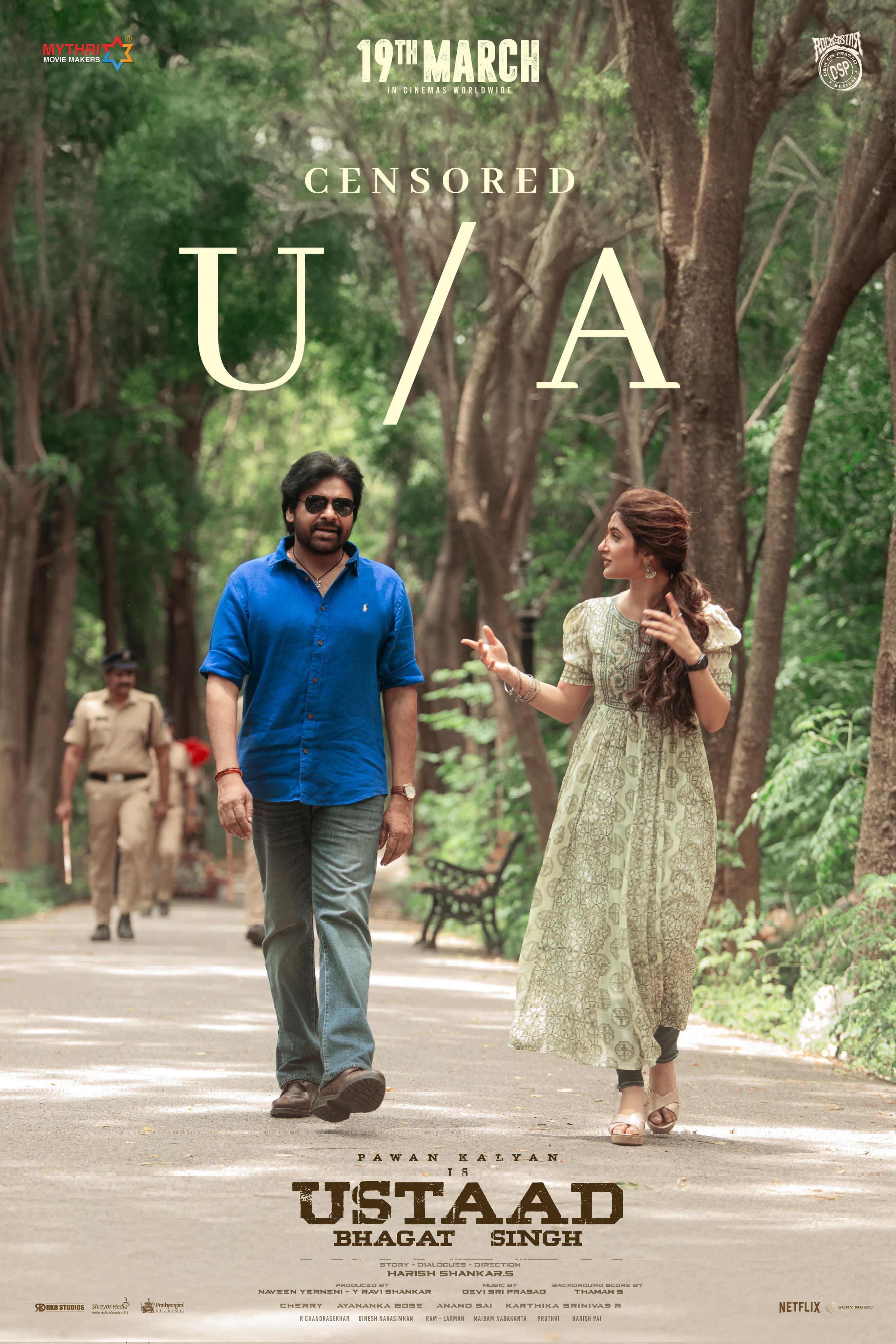 Pawan Kalyan-starrer 'Ustaad Bhagat Singh' cleared for release with U/A certificate!