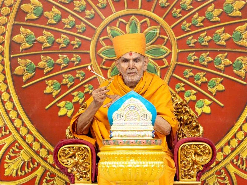 10-day temple festival begins in Jodhpur, in presence of BAPS spiritual guru Mahant Swami Maharaj