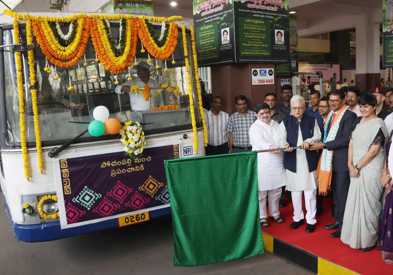 Telangana RTC launches ‘GI on Wheels’ buses to promote local arts