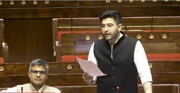 AAP MP Chadha pitches legal right to paternity leave in Rajya Sabha
