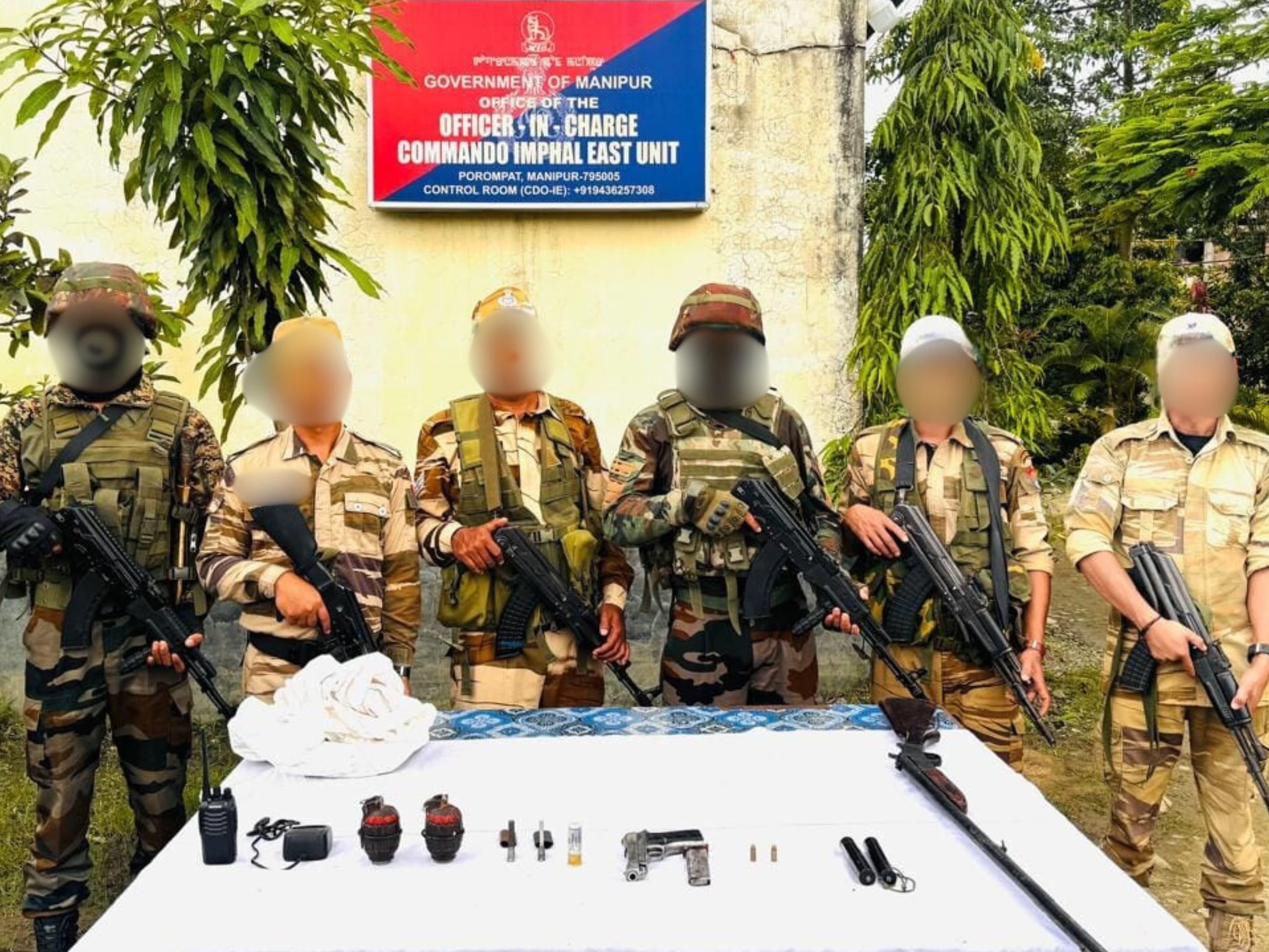 16 militants arrested, 35 arms recovered in separate operations in Manipur