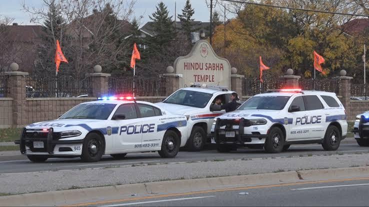Brampton temple arrest