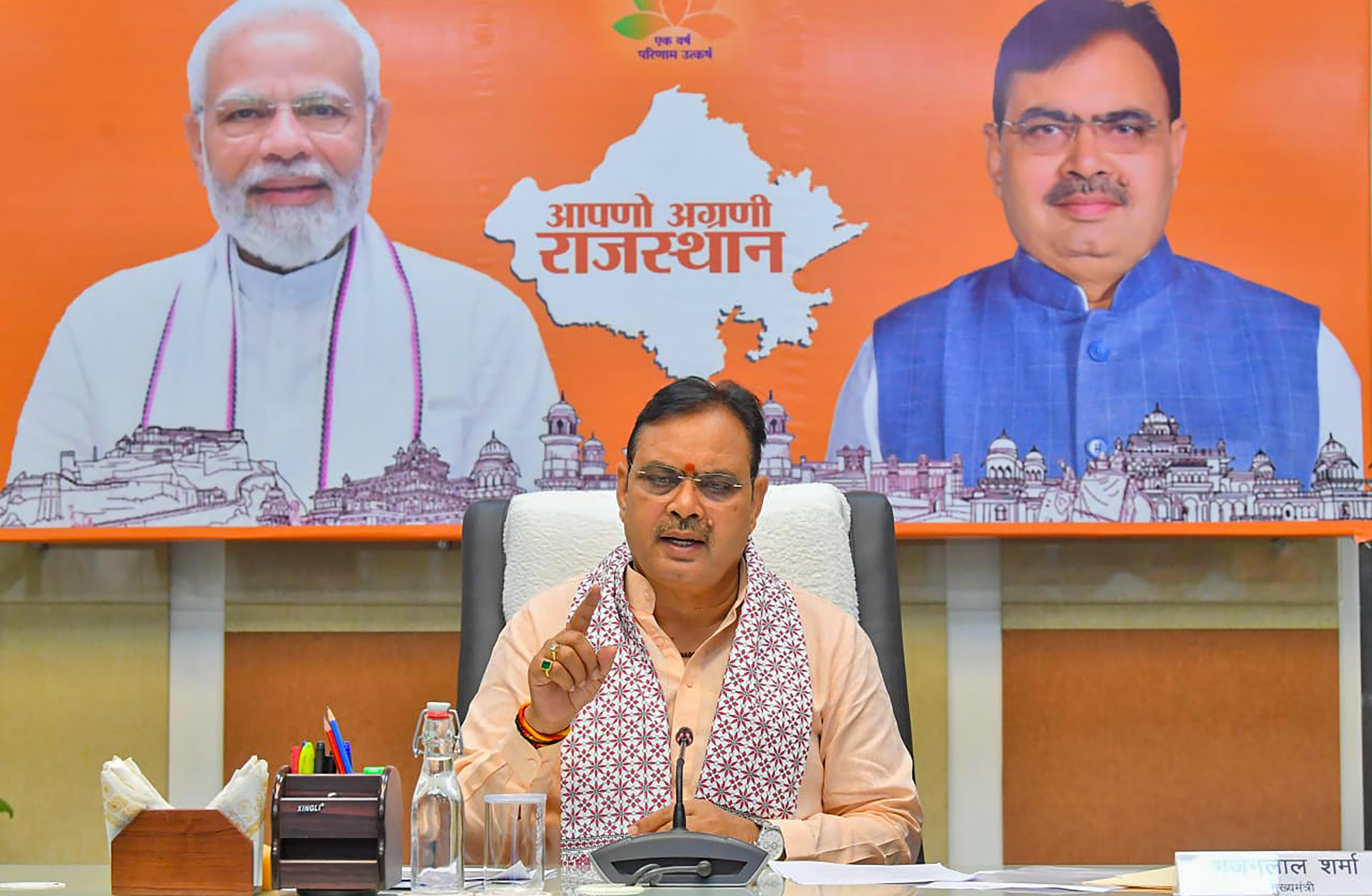 Rajasthan CM reviews revenue depts, pushes target-based action plan and strict enforcement