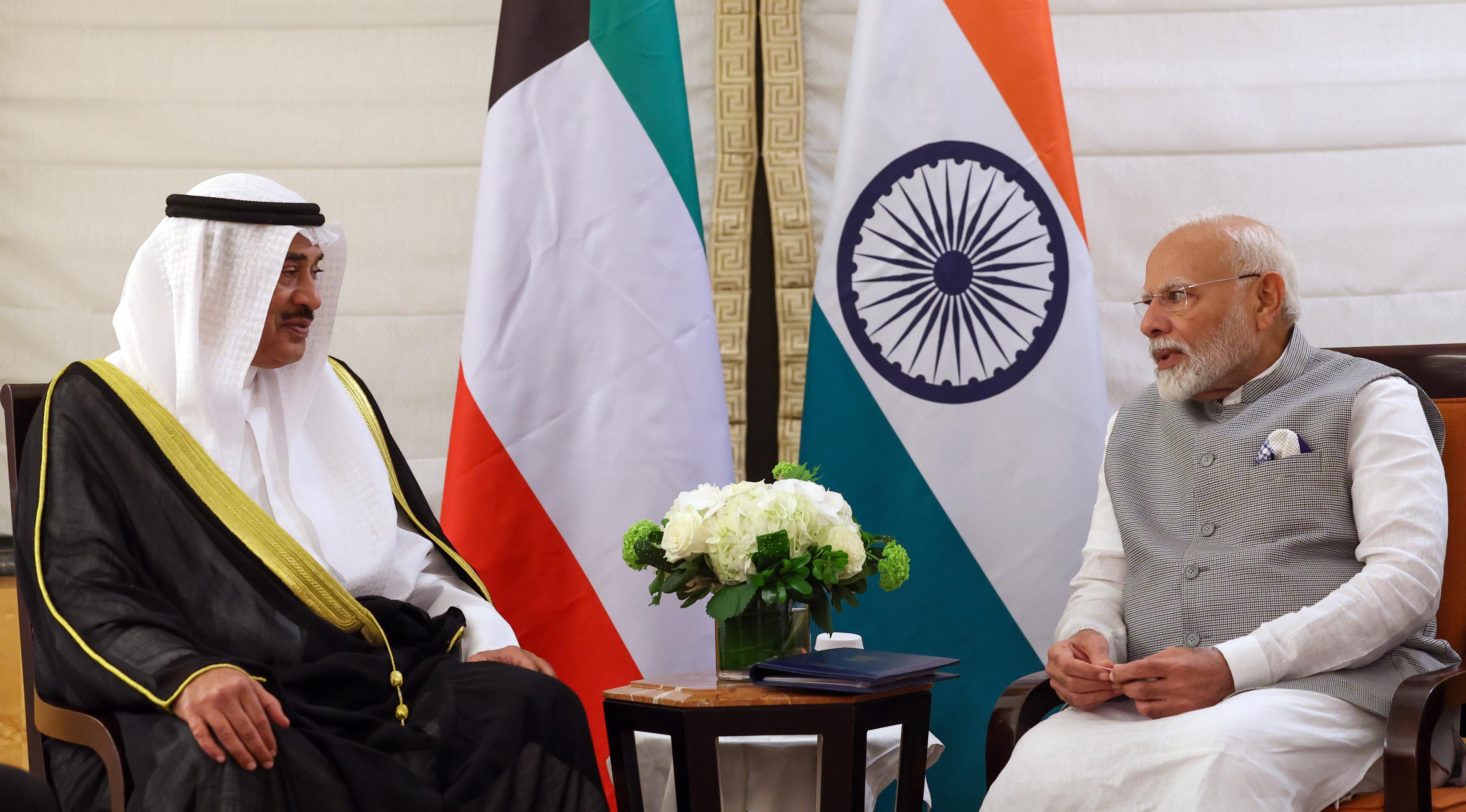 PM Modi and Kuwait Crown Prince discuss West Asia situation, free navigation through Strait of Hormuz