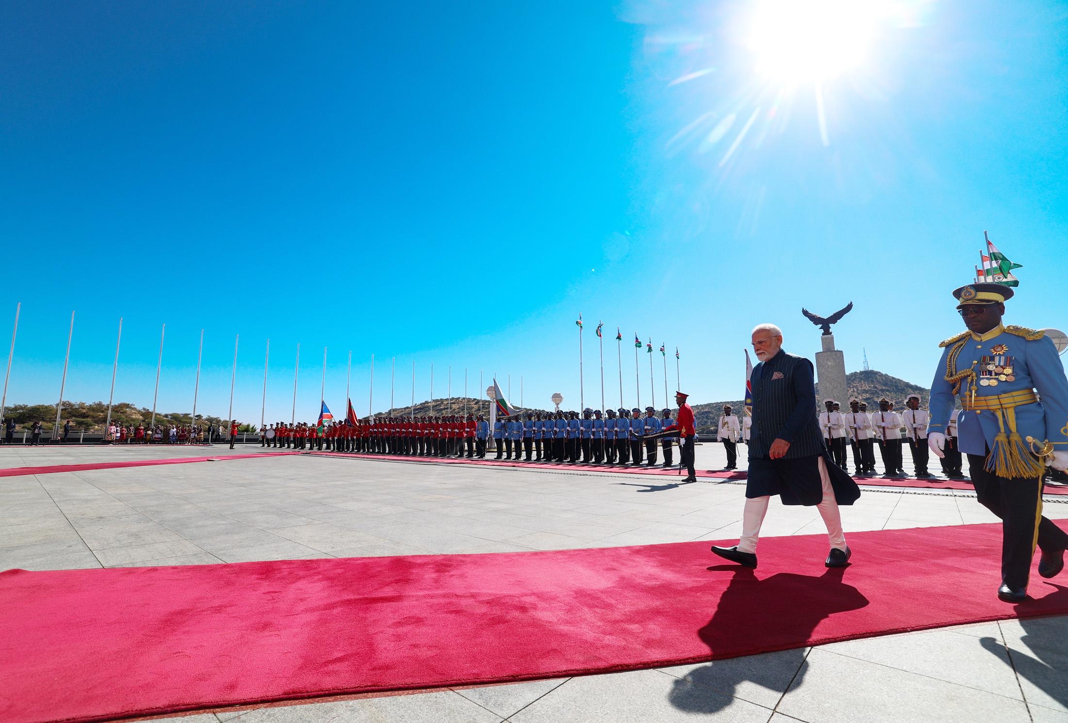 Namibian President hails PM Modi's 'historic' State Visit