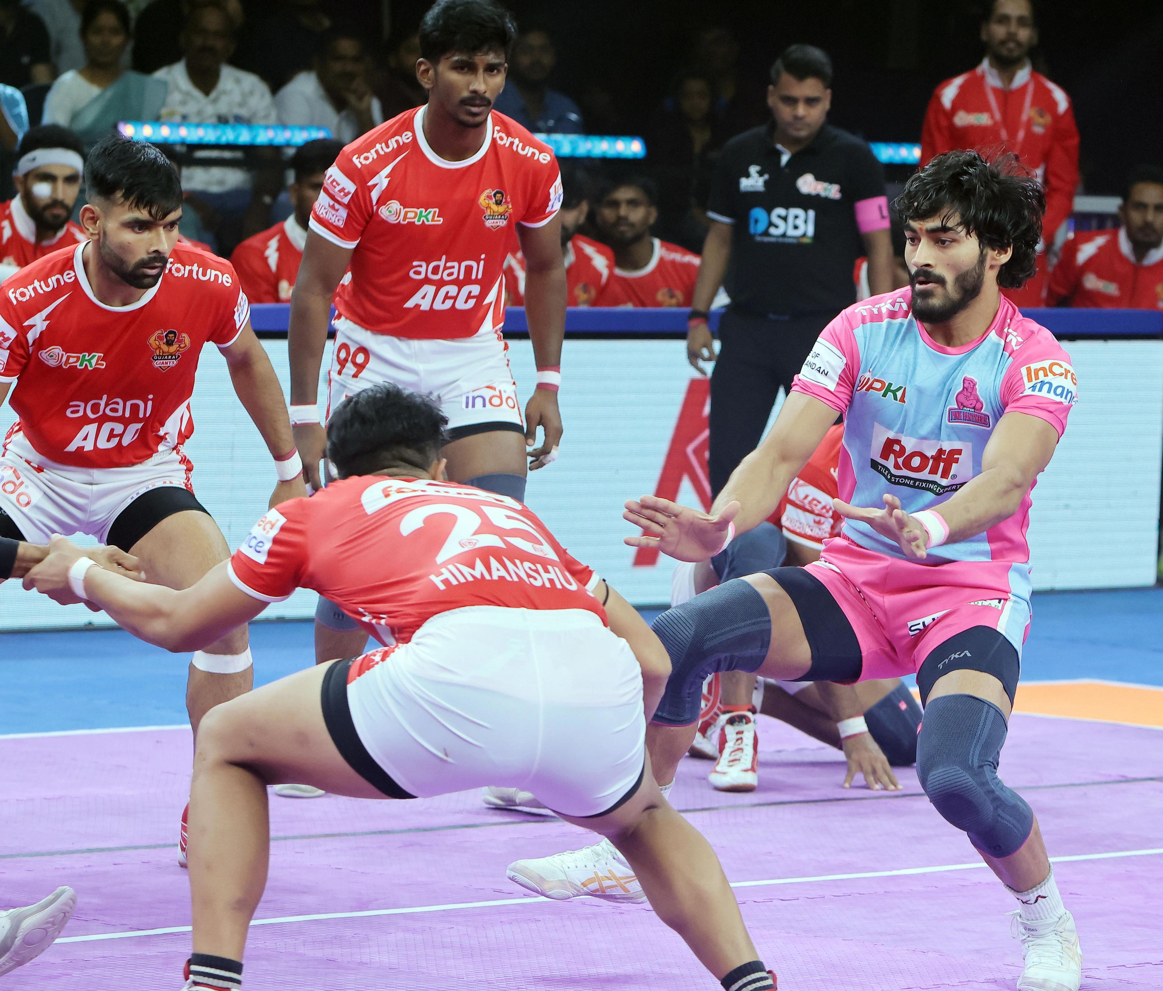 PKL 12: Redemption for Jaipur Pink Panthers after Nitin Kumar clinch golden raid victory