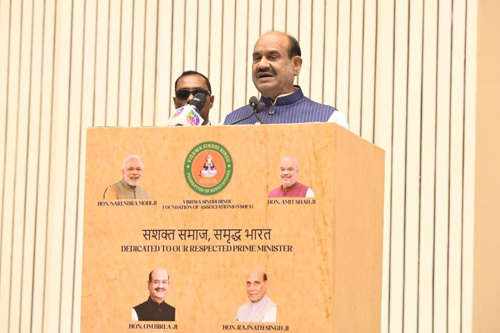 LS Speaker Om Birla praises Sindhi community’s national contribution