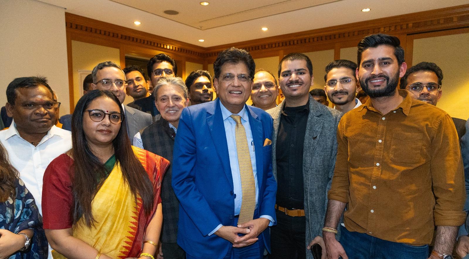 Partners in India's growth and catalysts for deeper ties with Germany: Piyush Goyal on meeting Indian diaspora in Berlin