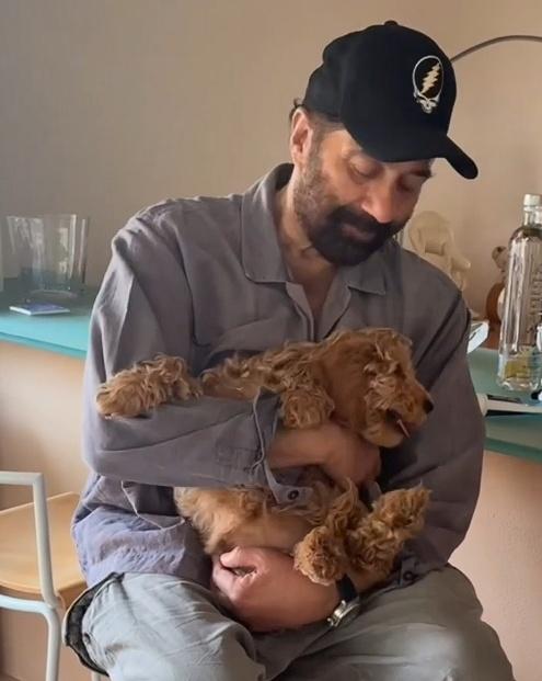 Sunny Deol gets goofy and playful with his ‘furry’ companion