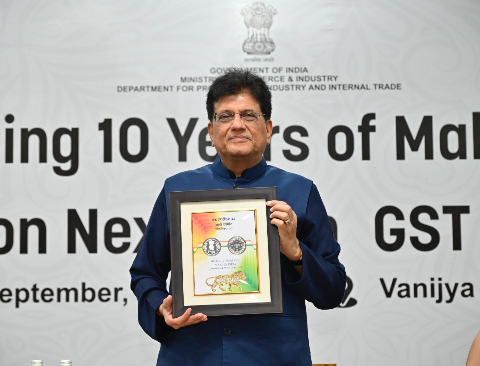 Piyush Goyal announces range of initiatives to boost 'Make in India' scheme