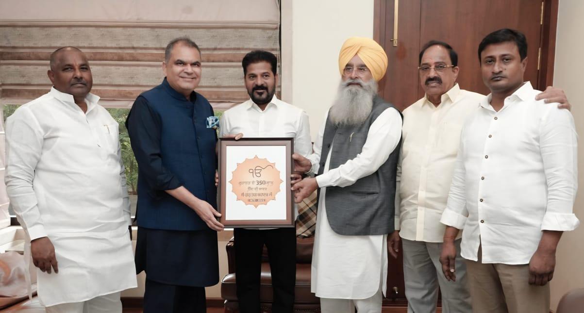 Punjab invites Telangana CM for 350th martyrdom anniversary of Guru Tegh Bahadur