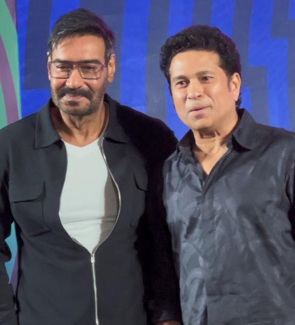 Entertainment meets cricket as Ajay Devgn, Sachin Tendulkar announce second season of ISPL