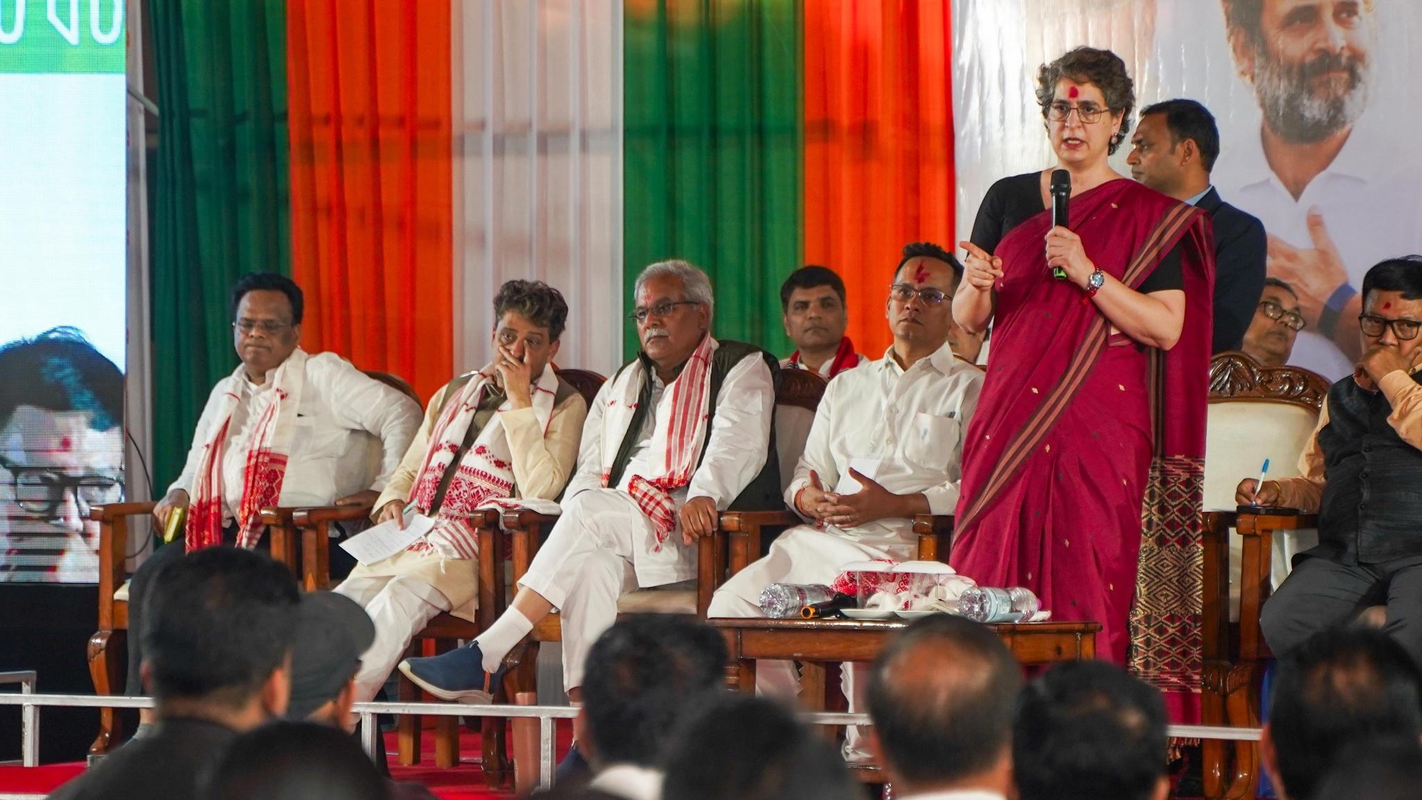 Assam CM Sarma involved in divisive politics: Priyanka Gandhi