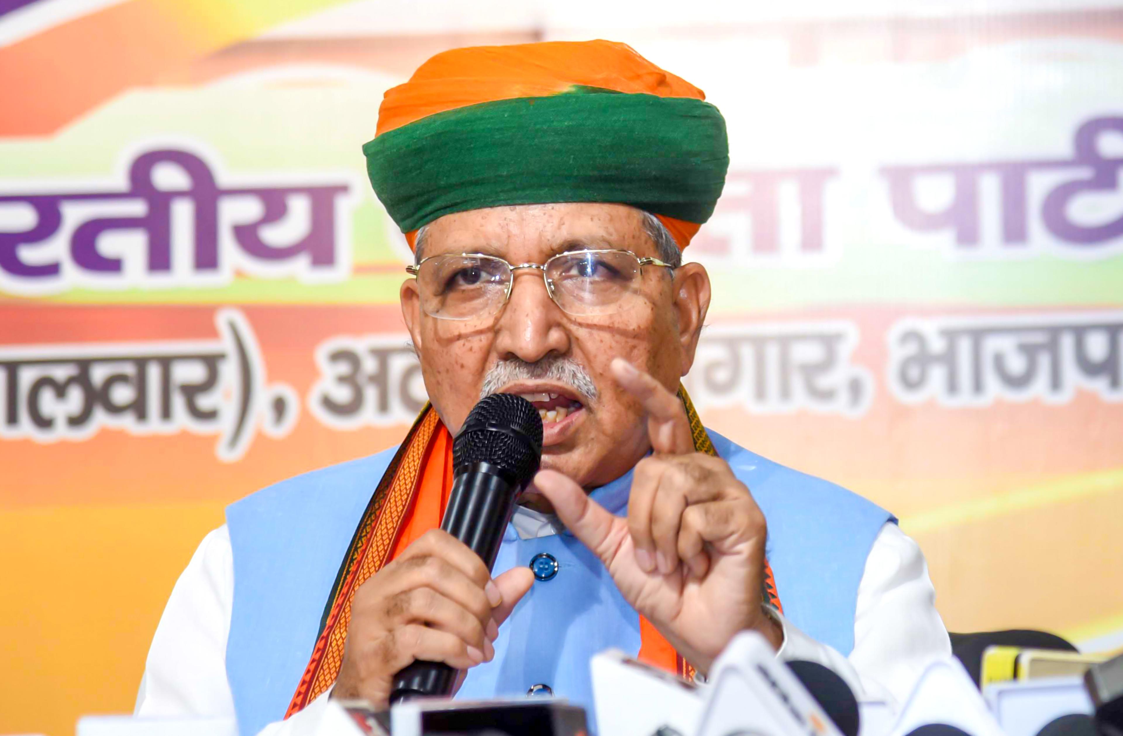 Oppn should support 130th Constitutional Amendment Bill as people want it: Arjun Ram Meghwal (IANS interview)